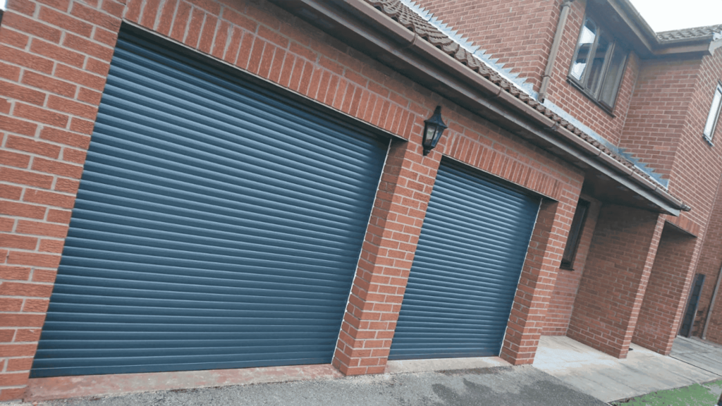 how wide is a double garage door