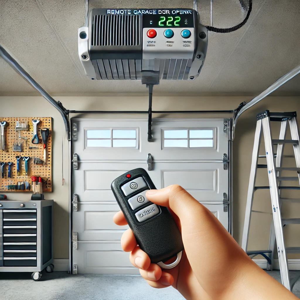 program remote garage door opener