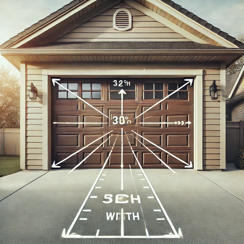 garage door width