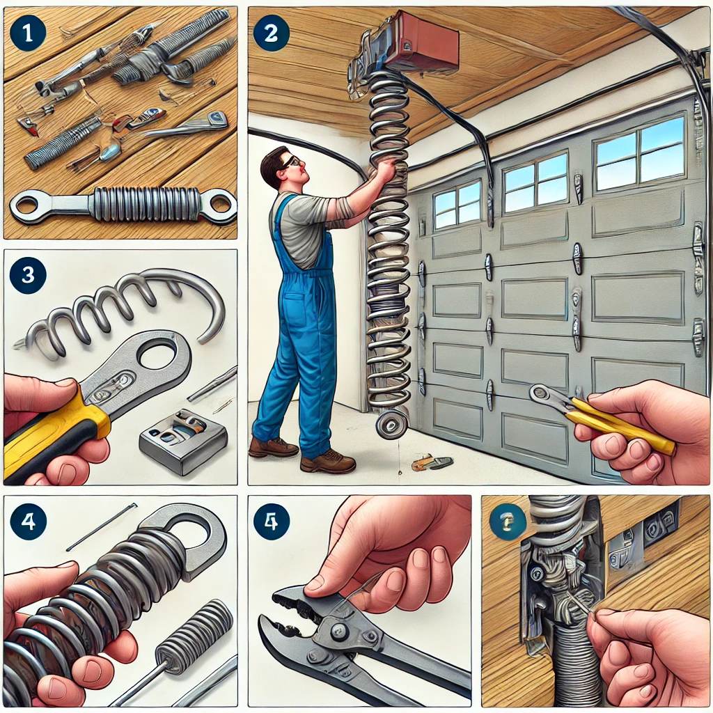 how to replace garage door spring