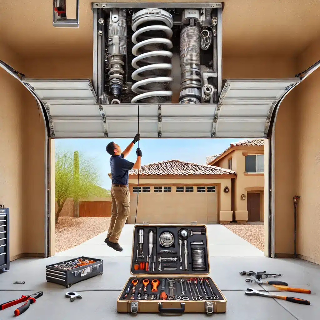 garage door spring replacement Mesa, AZ